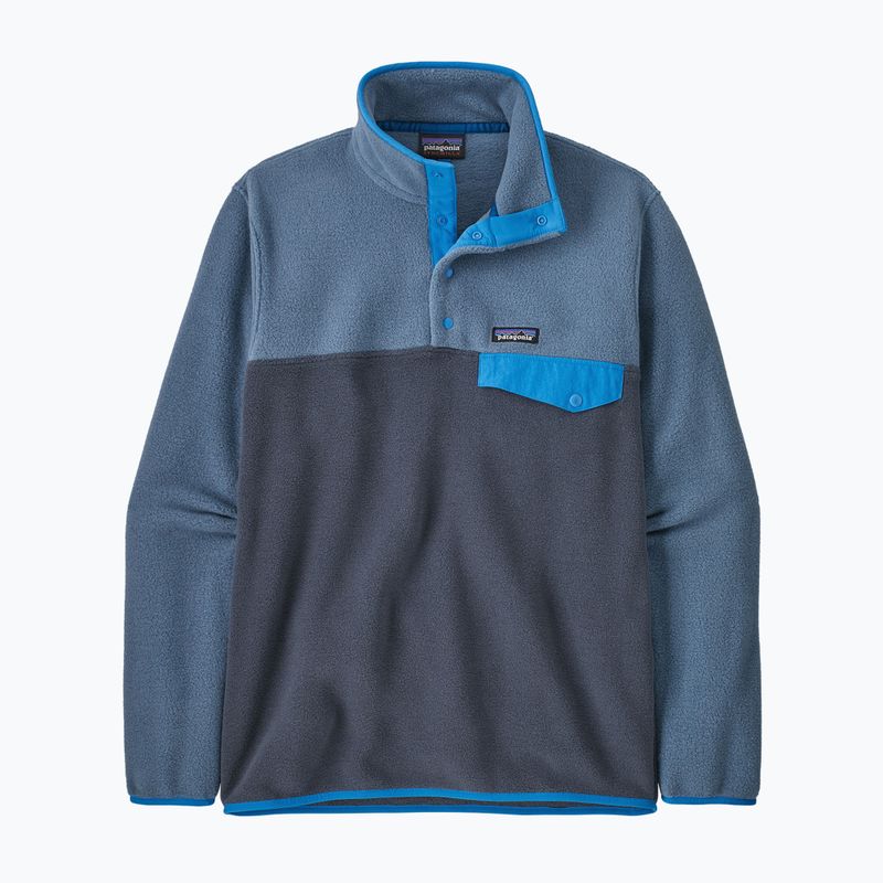 Ανδρικό φούτερ πεζοπορίας Patagonia LW Synch Snap-T P/O smolder blue 3