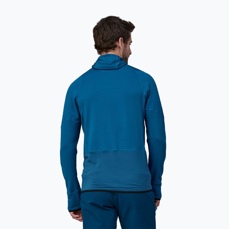 Ανδρική φούτερ πεζοπορίας R1 Pullover Hoody endless blue 2