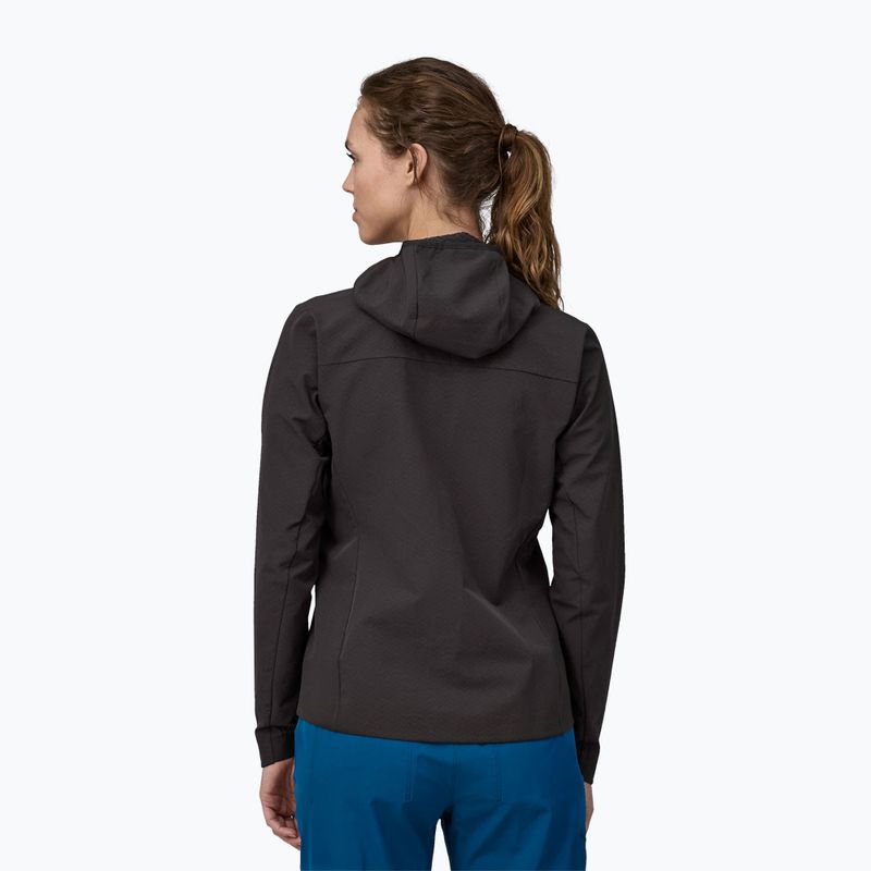 Γυναικείο μπουφάν softshell Patagonia R1 CrossStrata Hoody black 2