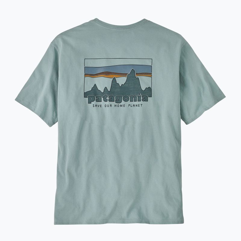 Ανδρικό μπλουζάκι Patagonia '73 Skyline Organic thermal blue 5