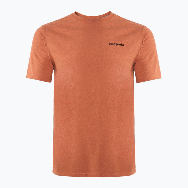 Ανδρικό Patagonia P-6 Logo Responsibili-Tee trekking shirt redtall rust