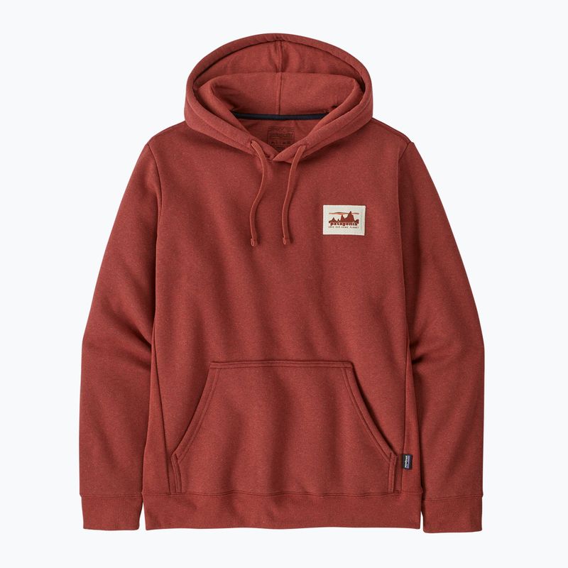 Patagonia ανδρική μπλούζα '73 Skyline Uprisal Hoody καβουρδισμένο κόκκινο 3