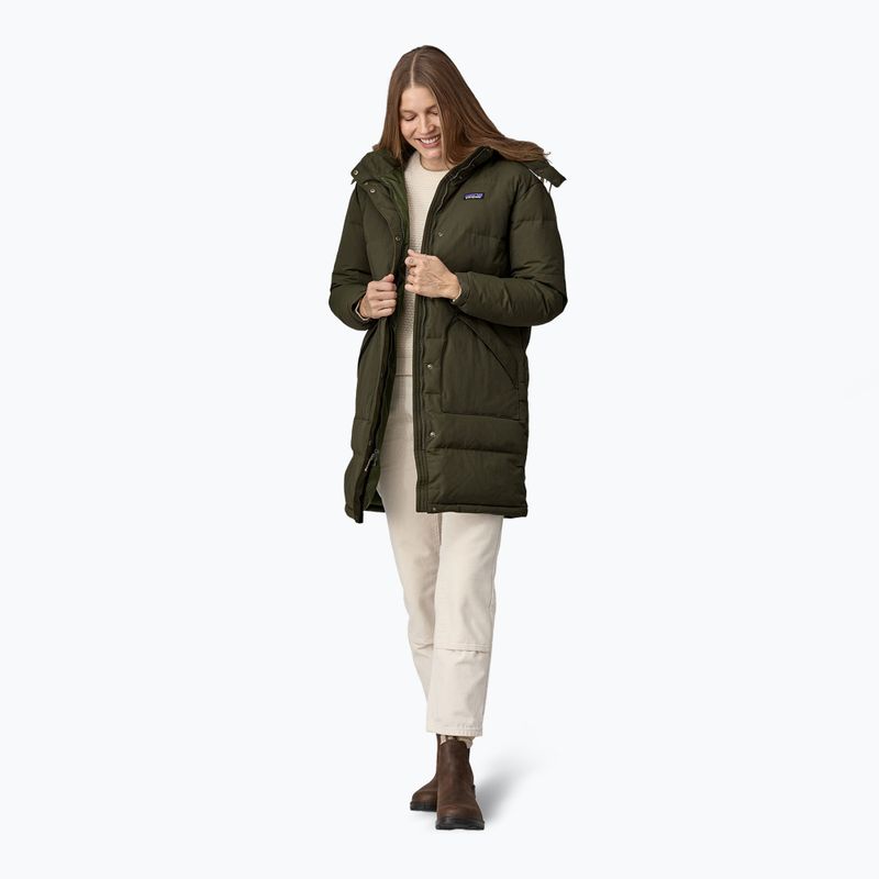 Γυναικείο πουπουλένιο παλτό Patagonia Downdrift Parka pine needle green 2