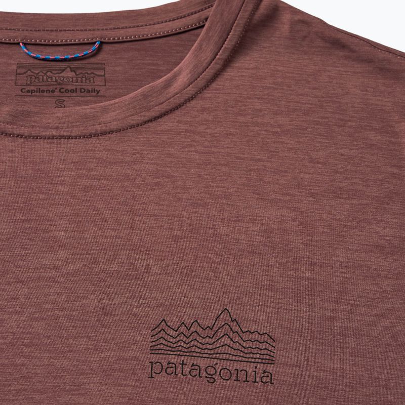 Ανδρικό μακρυμάνικο Patagonia Cap Cool Daily Graphic Shirt strataspire/dulse mauve x-dye 3