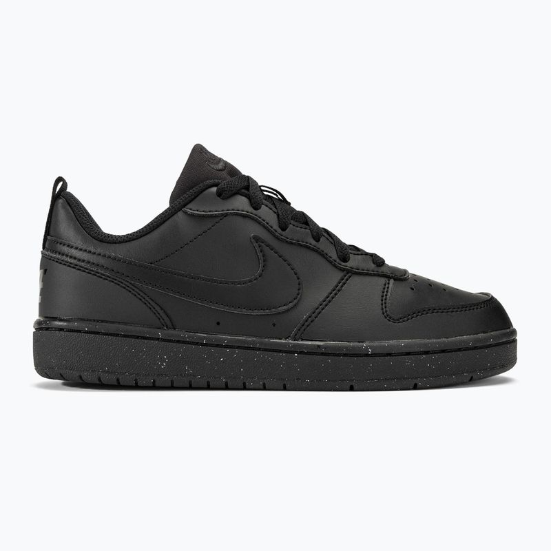 Γυναικεία παπούτσια Nike Court Borough Low Recraft black/black/black 2