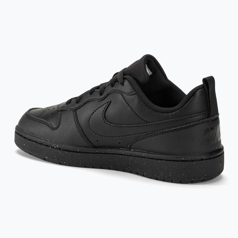 Γυναικεία παπούτσια Nike Court Borough Low Recraft black/black/black 3