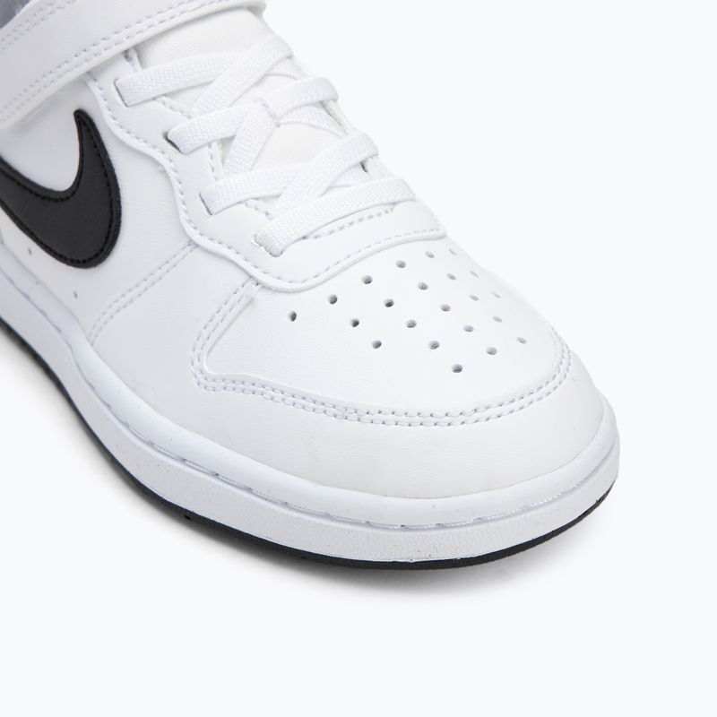 Παιδικά παπούτσια Nike Court Borough Low Recraft λευκό/μαύρο 7