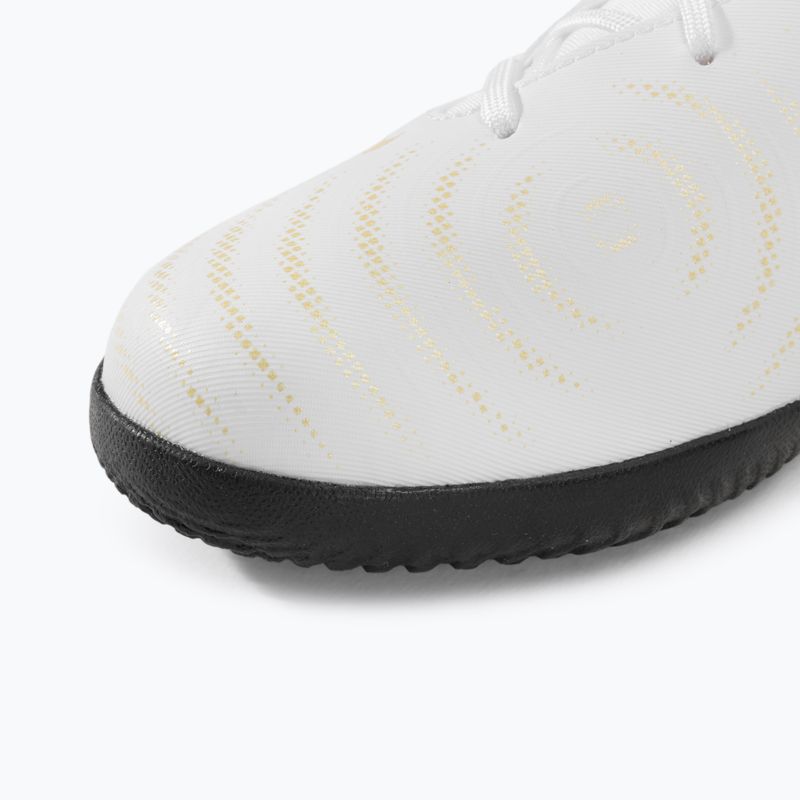 Παιδικά παπούτσια ποδοσφαίρου Nike Phantom GX II Academy IC white/metallic gold coin/black 7