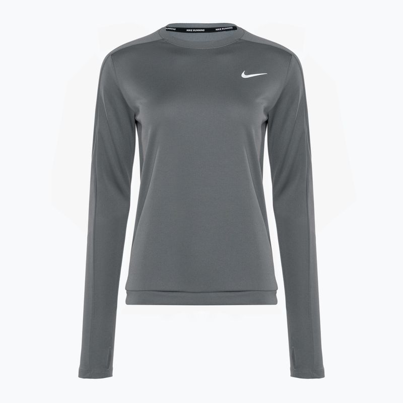 Γυναικείο μακρυμάνικο τρέξιμο Nike Dri-Fit Crew-Neck smoke grey