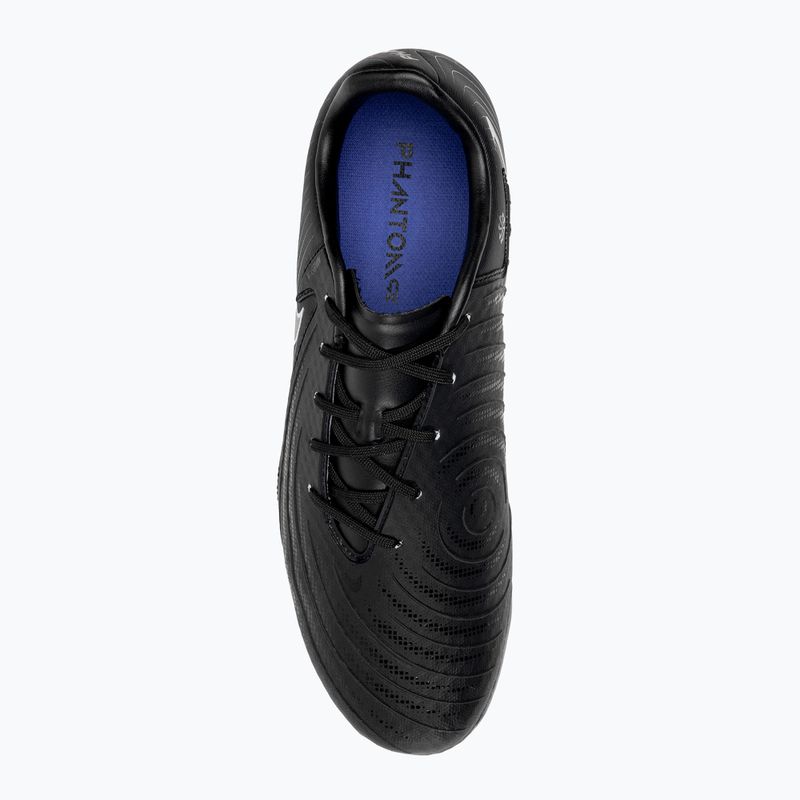 Nike Phantom GX II Academy FG/MG μπότες ποδοσφαίρου μαύρες / μαύρες 5