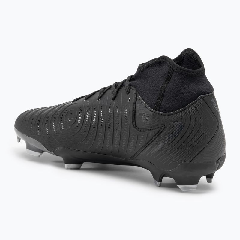 Nike Phantom Luna II Academy FG/MG ποδοσφαιρικά παπούτσια μαύρο / μαύρο 3