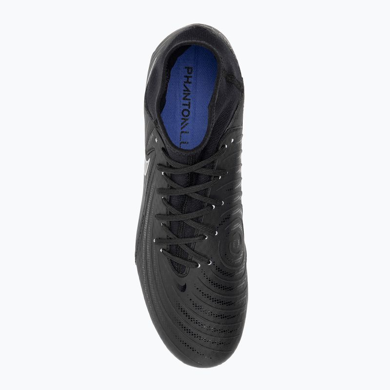 Nike Phantom Luna II Academy FG/MG ποδοσφαιρικά παπούτσια μαύρο / μαύρο 5