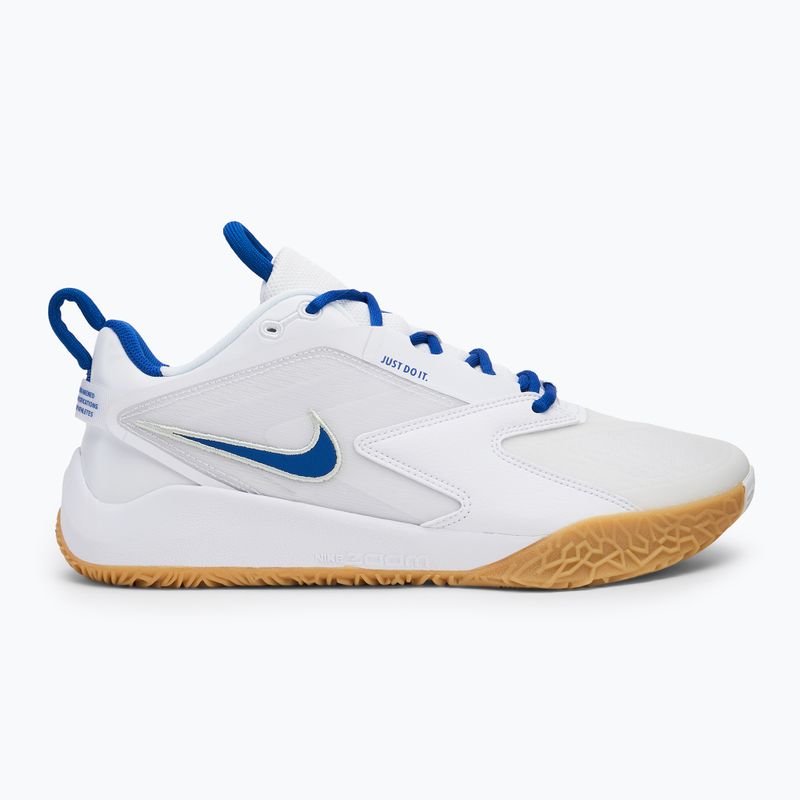 Nike Zoom Hyperace 3 παπούτσια βόλεϊ λευκό/παιχνίδι βασιλικό/φωτονική σκόνη 2