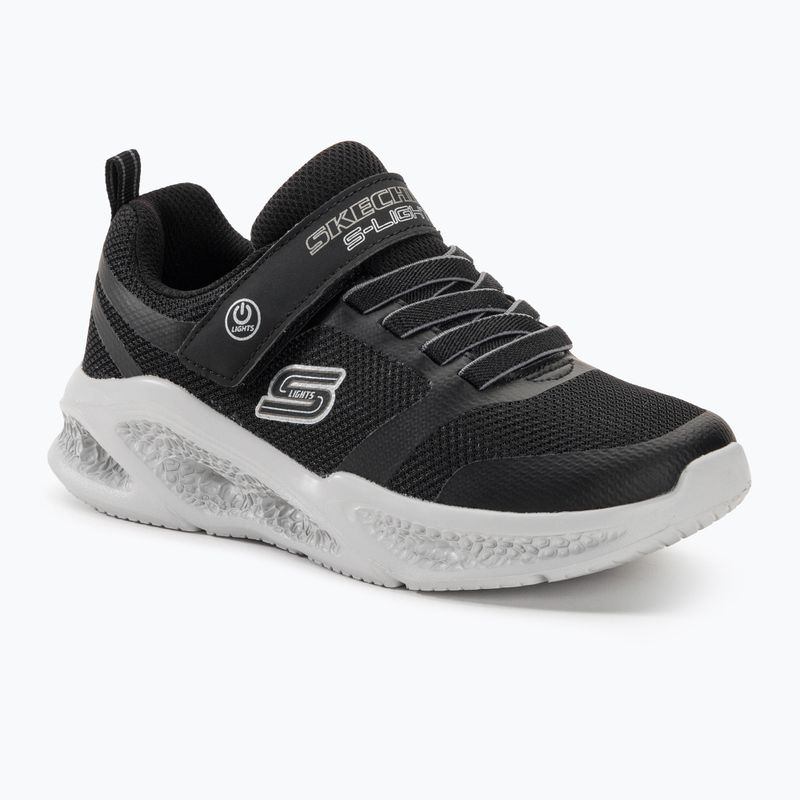 SKECHERS παιδικά παπούτσια προπόνησης Skechers Meteor-Lights μαύρο/γκρι