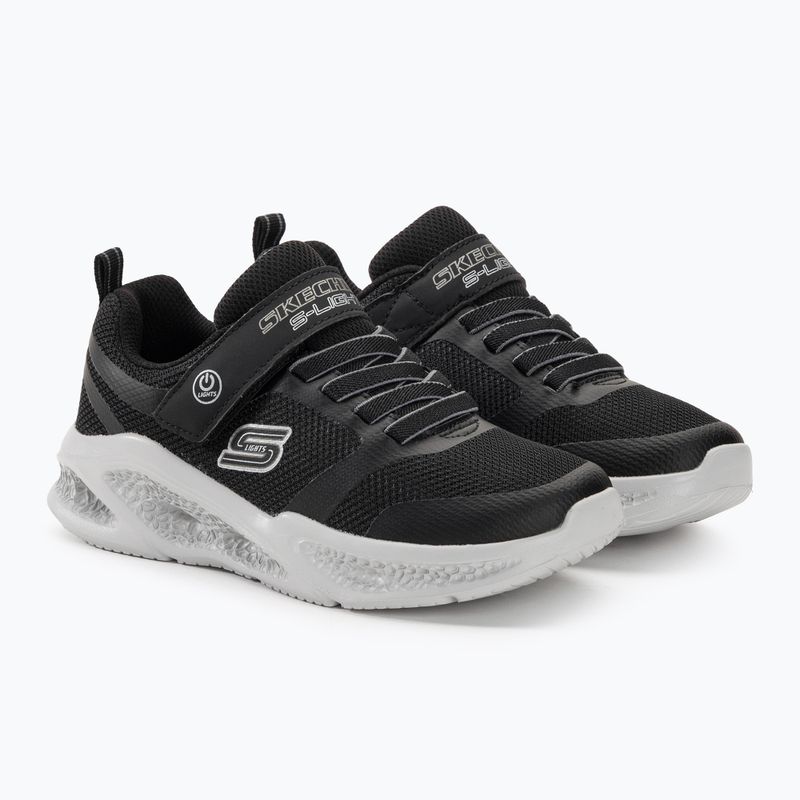 SKECHERS παιδικά παπούτσια προπόνησης Skechers Meteor-Lights μαύρο/γκρι 4