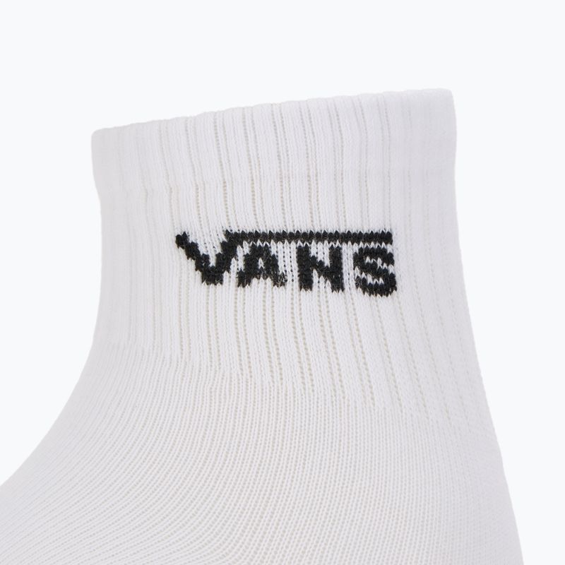 Vans Classic Half Crew γυναικείες κάλτσες 3 ζευγάρια λευκές 3