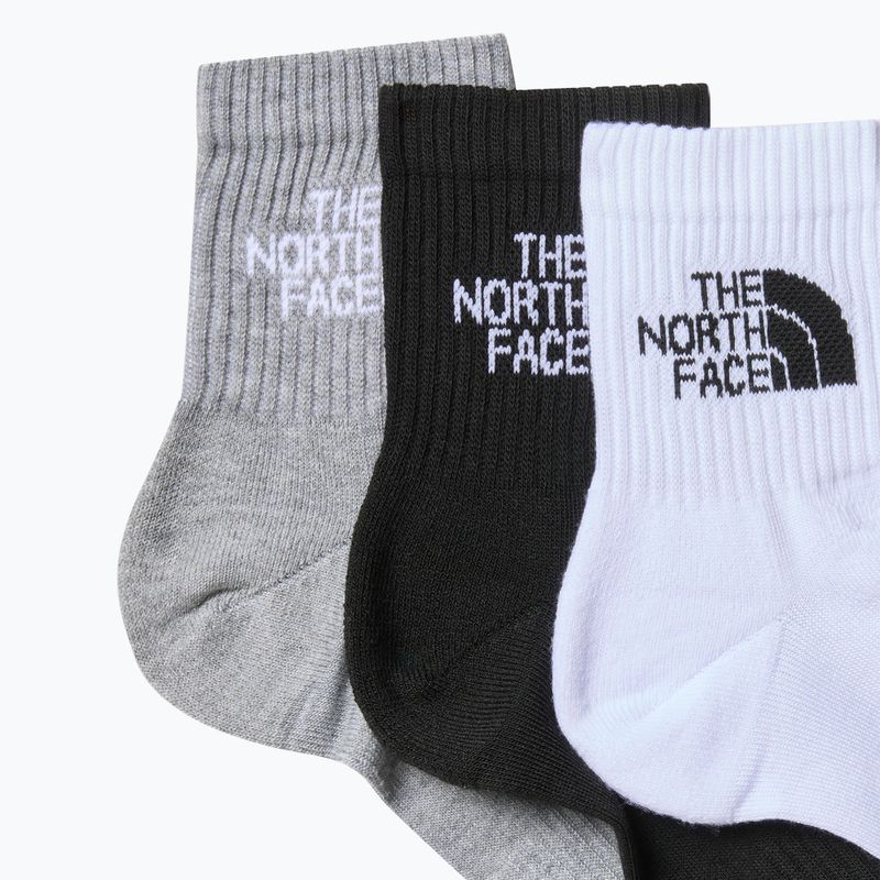 Κάλτσες πεζοπορίας The North Face Multi Sport Cush Quarter Sock 3 ζεύγη black assorted 2