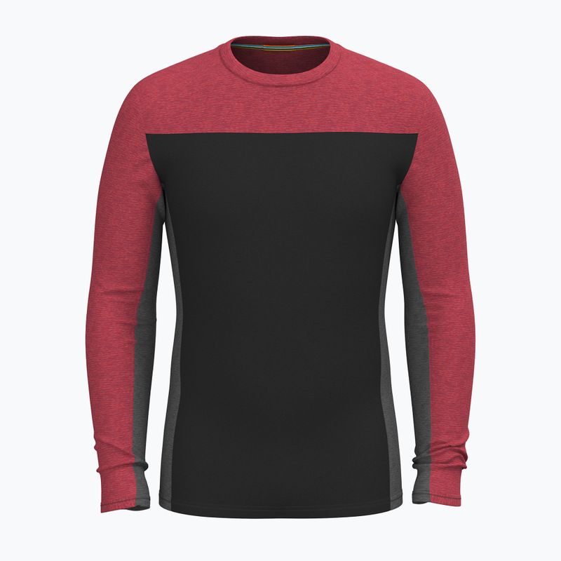 Ανδρικό Smartwool Classic Thermal Merino Base Layer Colorblock Crew μαύρο 3