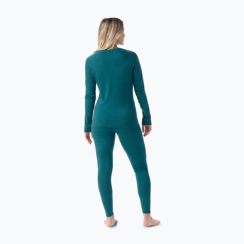 Γυναικείο Smartwool Merino 250 Baselayer Crew Boxed θερμικό μακρυμάνικο σμαραγδένιο πράσινο 2