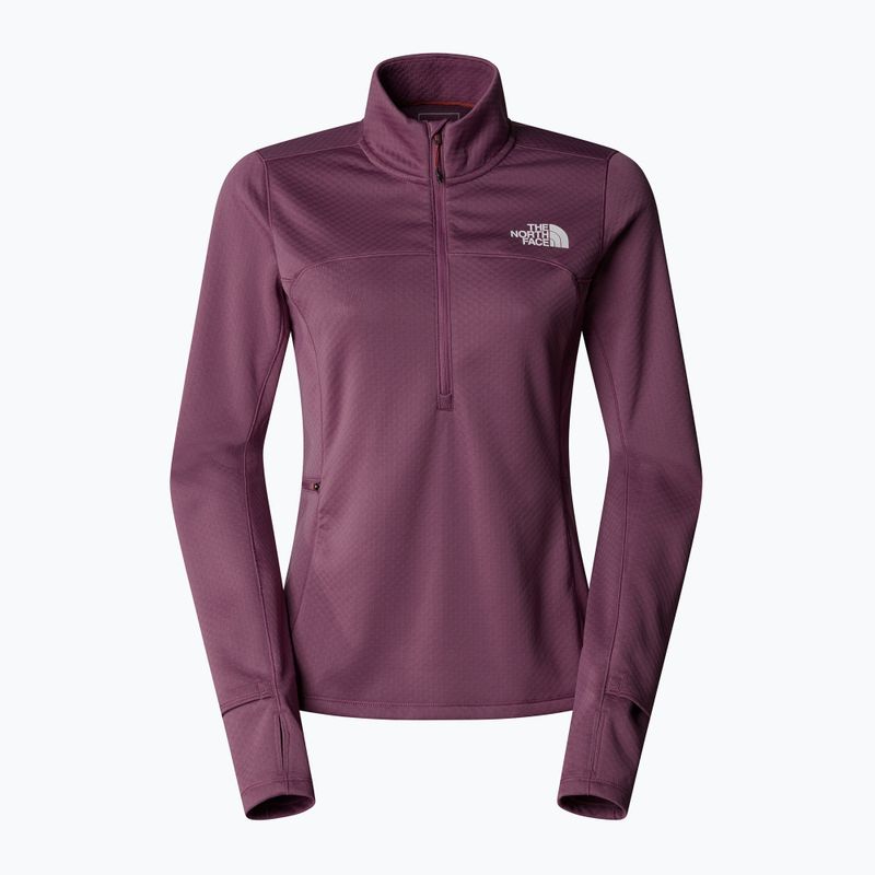 Γυναικείο φούτερ για τρέξιμο The North Face Winter Warm Pro 1/4 Zip midnight mauve 4