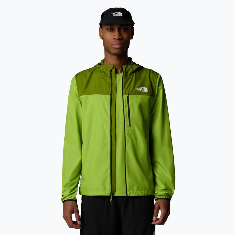 Ανδρικό μπουφάν τρεξίματος The North Face Higher Run Wind meadow grass/oak green 4