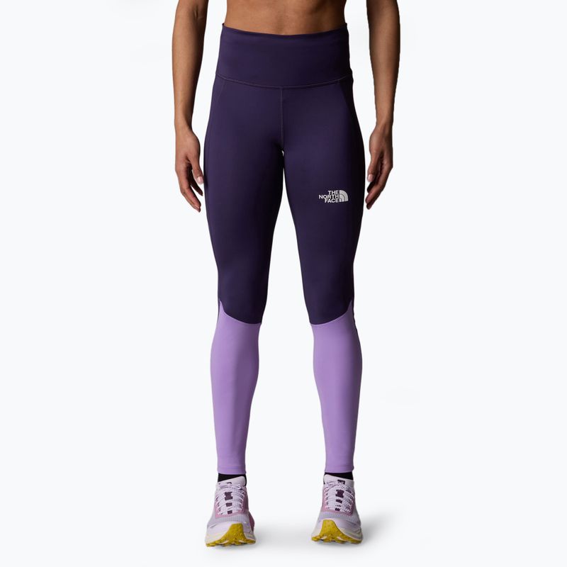 Γυναικείο κολάν για τρέξιμο The North Face Trail Run enternal purple/purple granite