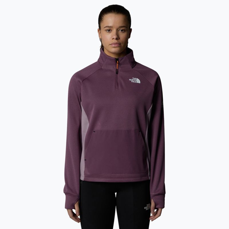 Γυναικείο φούτερ The North Face Mountain Athletics Fleece 1/4 Zip midnight mauve/ purple chalk