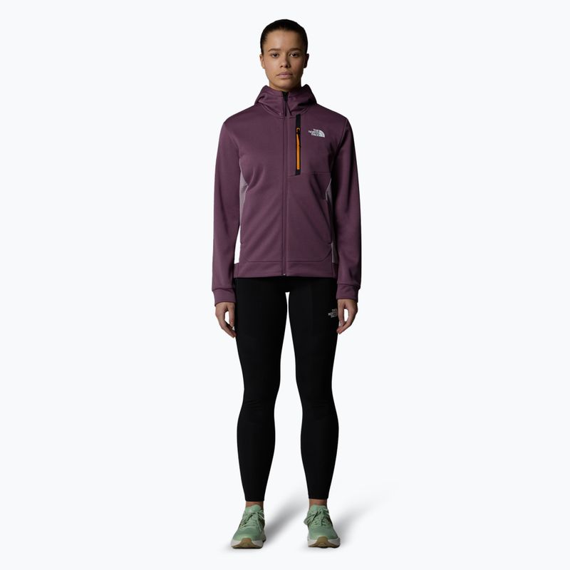 Γυναικείο φούτερ The North Face Mountain Athletics FZ Fleece midnight mauve/ purple chalk 2