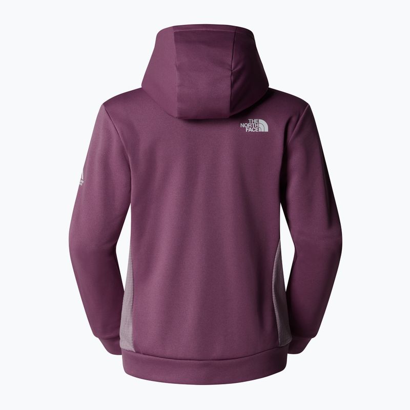 Γυναικείο φούτερ The North Face Mountain Athletics FZ Fleece midnight mauve/ purple chalk 5