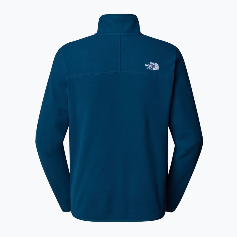 Ανδρικό φούτερ The North Face 100 Glacier 1/4 Zip midnight petrol 2