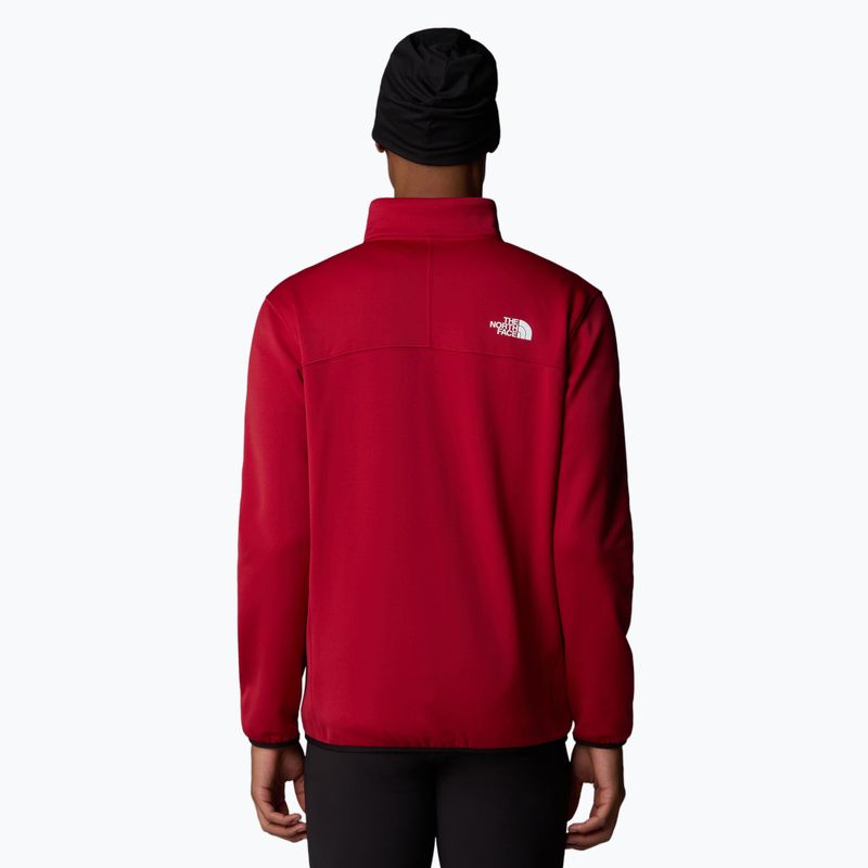 Ανδρικό φούτερ The North Face Crest FZ garnet red/black 3