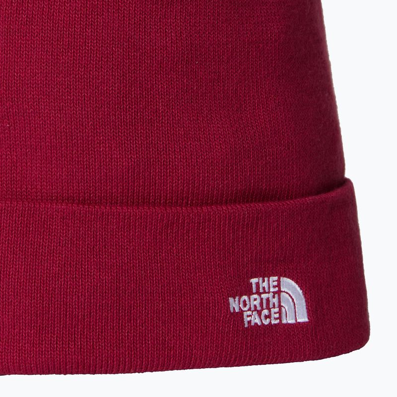 Ανδρικό σκουφάκι πεζοπορίας The North Face Norm Beanie beetroot 2