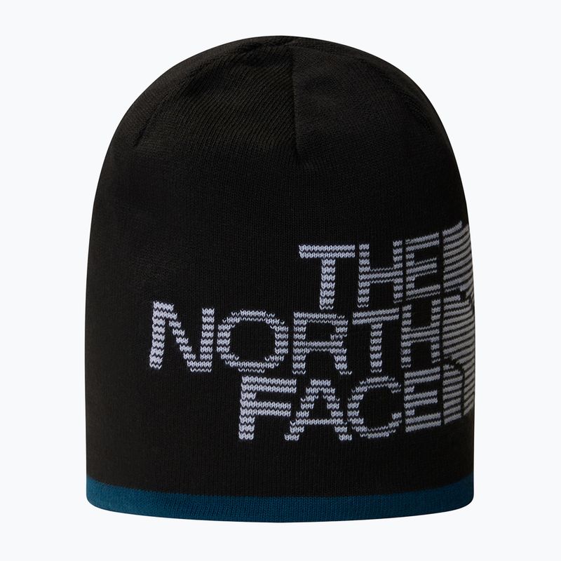 Ανδρικό χειμωνιάτικο σκουφάκι The North Face Reversible Highline midnight petrol/black 2