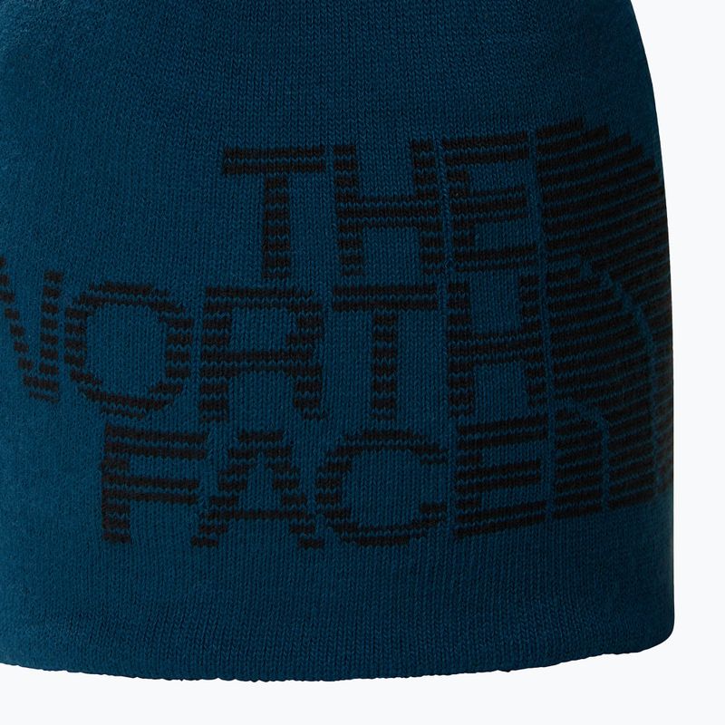 Ανδρικό χειμωνιάτικο σκουφάκι The North Face Reversible Highline midnight petrol/black 3