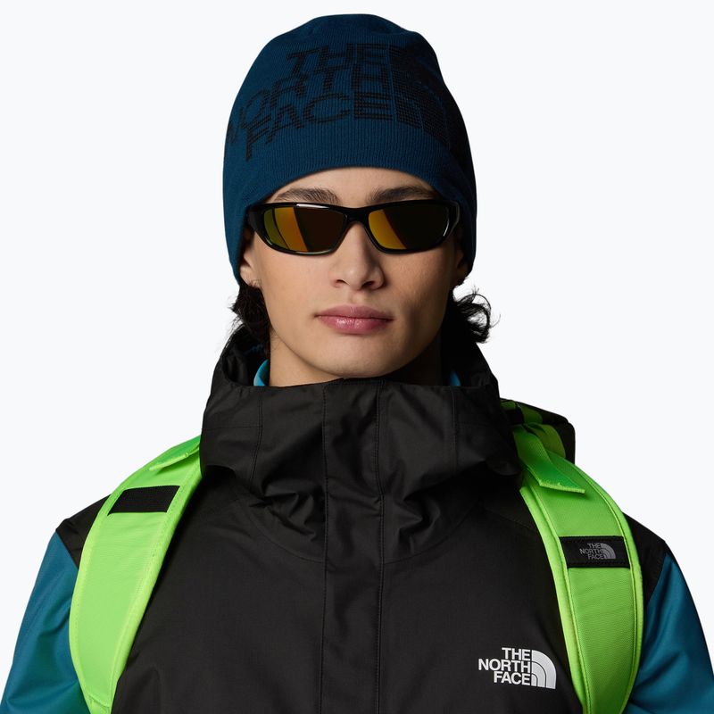 Ανδρικό χειμωνιάτικο σκουφάκι The North Face Reversible Highline midnight petrol/black 4