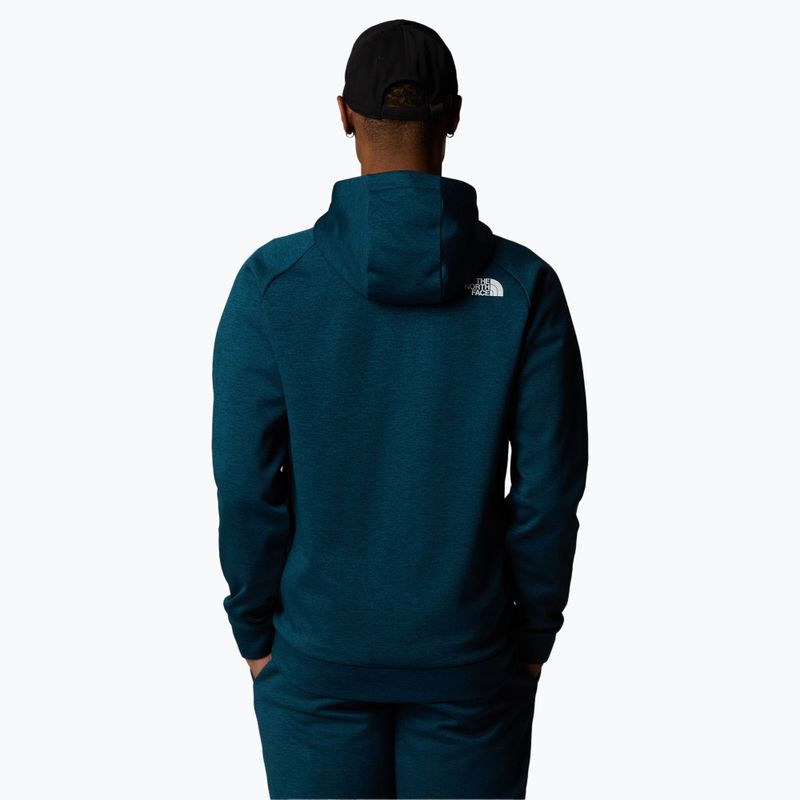 Ανδρικό φούτερ The North Face Reaxion Fleece midnight petrol dark heather/ asphalt grey 3