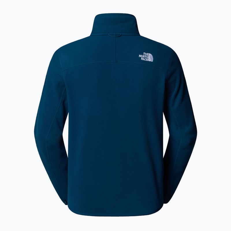 Ανδρικό φούτερ The North Face 100 Glacier Full Zip midnight petrol 2