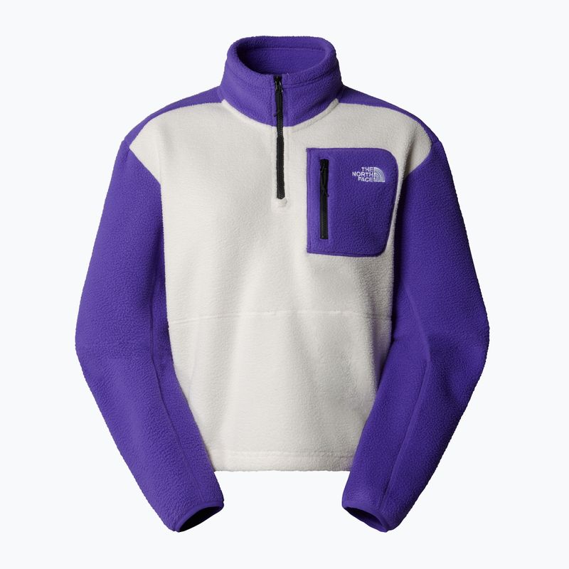 Γυναικείο φούτερ The North Face Yumiori 1/4 Zip white dune/peak purple 3