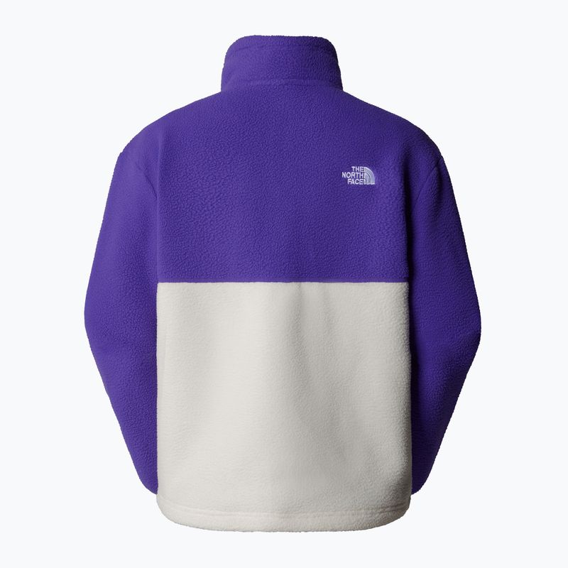 Γυναικείο φούτερ The North Face Yumiori 1/4 Zip white dune/peak purple 4