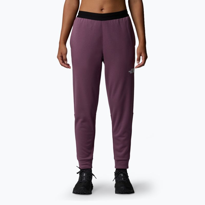 Γυναικείο παντελόνι The North Face Mountain Athletics Fleece midnight mauve