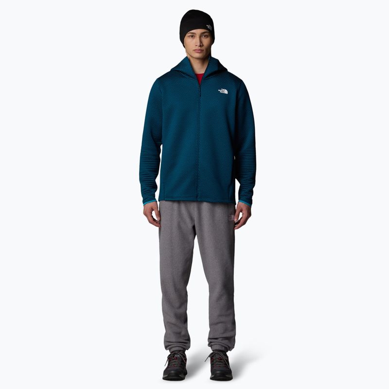 Ανδρική φούτερ πεζοπορίας The North Face Vertical Thermal FZ Hoodie midnight petrol 2