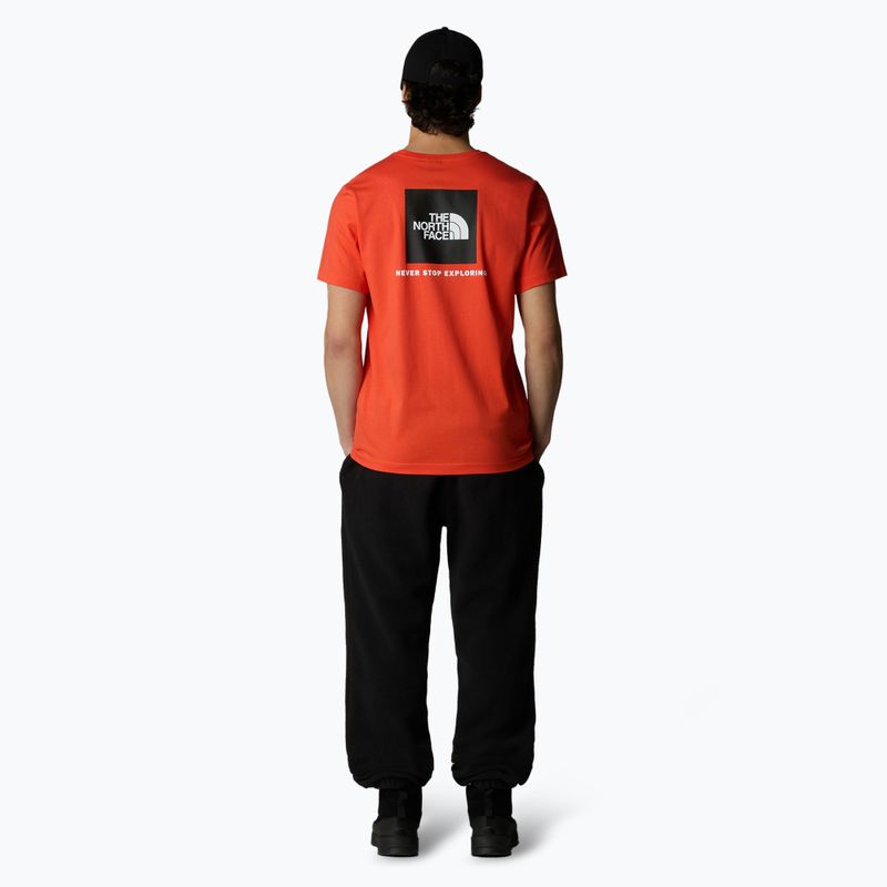 Ανδρικό μπλουζάκι The North Face Box Nse crimson orange/black 2