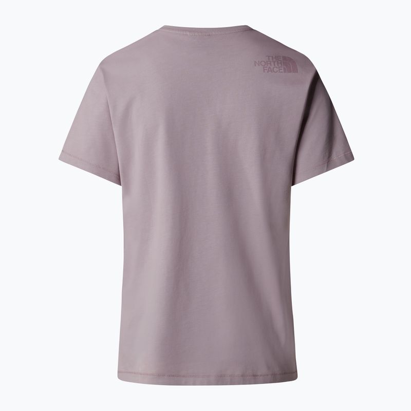 Γυναικείο μπλουζάκι The North Face Natural Dye purple chalk natural dye 5