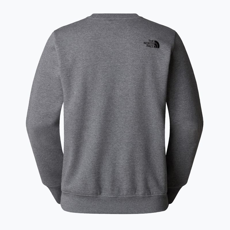 Ανδρικό φούτερ The North Face Drew Peak Crew medium grey heather 5