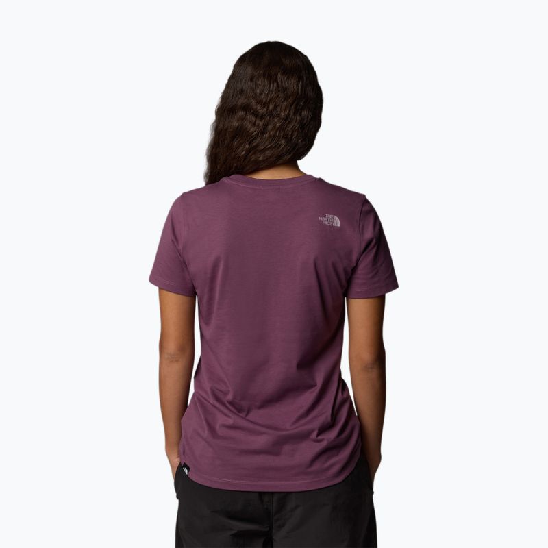 Γυναικείο μπλουζάκι The North Face Easy midnight mauve/purple 3