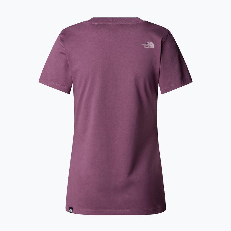 Γυναικείο μπλουζάκι The North Face Easy midnight mauve/purple 5