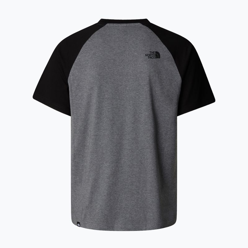 Ανδρικό μπλουζάκι The North Face Raglan Easy medium grey heather 2