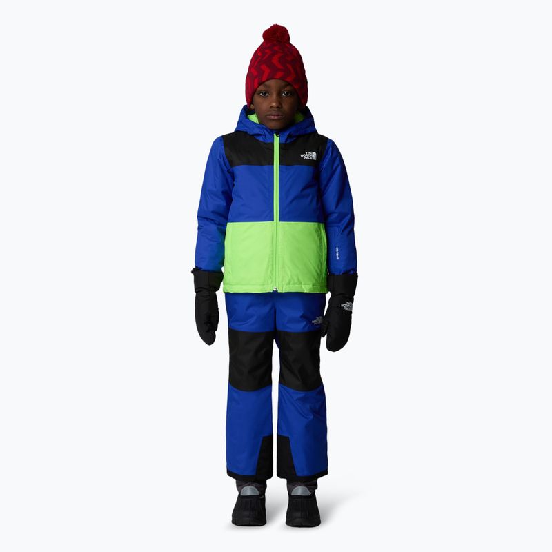 The North Face Kid Freedom Μονωμένο μπλε παιδικό μπουφάν σκι για παιδιά 2