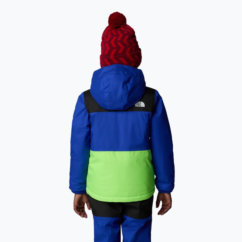 The North Face Kid Freedom Μονωμένο μπλε παιδικό μπουφάν σκι για παιδιά 3