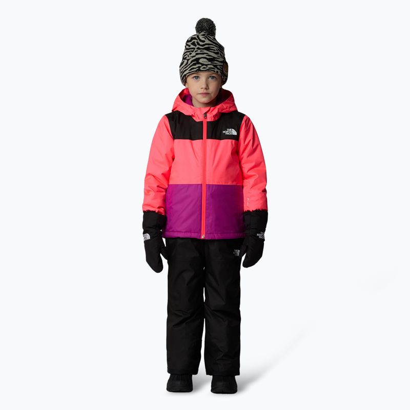 The North Face Kid Freedom Μονωμένο παιδικό μπουφάν σκι με ακτινοβόλο παπαρούνα 2